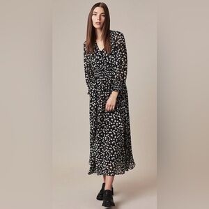 Hudson North Smocked Waist Midi Dress, Sz XL